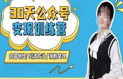 陈舟·公众号变现营（第三期），内容创作|引流方法|涨粉变现-七哥资源网 - 全网最全创业项目资源
