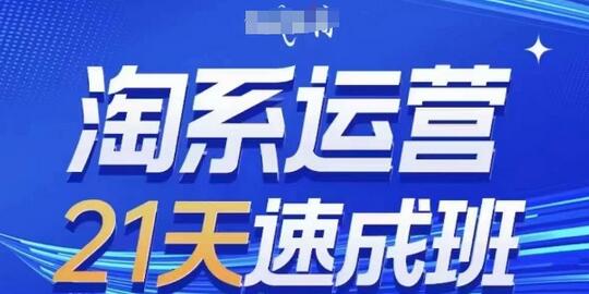 淘系运营21天速成班(更新24年5月)，0基础轻松搞定淘系运营，不做假把式-七哥资源网 - 全网最全创业项目资源