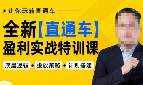 玺承·全新直通车盈利实战特训课，从​底层逻辑详细拆解，从底层，策略到搭建，让你玩转直通车-七哥资源网 - 全网最全创业项目资源