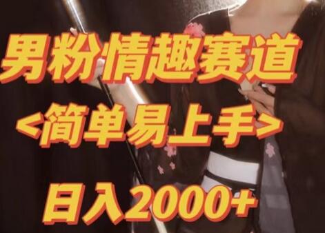 日入2000+最新版本男粉情趣私欲变现项目-七哥资源网 - 全网最全创业项目资源