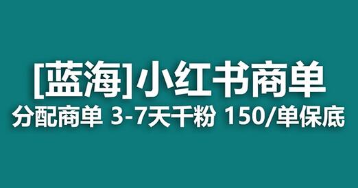 2023蓝海项目，小红书商单，快速千粉，长期稳定，最强蓝海没有之一-七哥资源网 - 全网最全创业项目资源