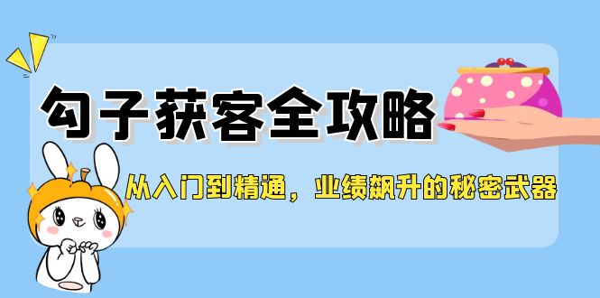 （12247期）从入门到精通，勾子获客全攻略，业绩飙升的秘密武器-七哥资源网 - 全网最全创业项目资源