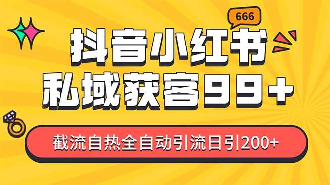 （13421期）某音，小红书，野路子引流玩法截流自热一体化日引200+精准粉 单日变现3…-七哥资源网 - 全网最全创业项目资源