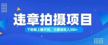 （11698期）随手拍也能赚钱？对的日入300+-七哥资源网 - 全网最全创业项目资源