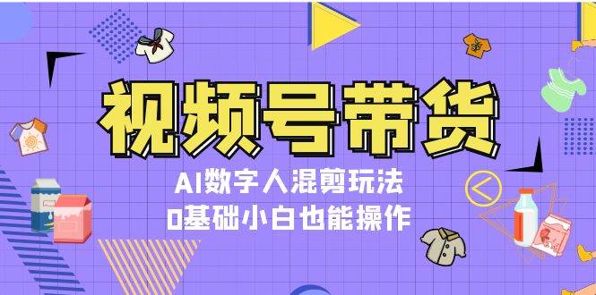 （13359期）视频号带货，AI数字人混剪玩法，0基础小白也能操作-七哥资源网 - 全网最全创业项目资源