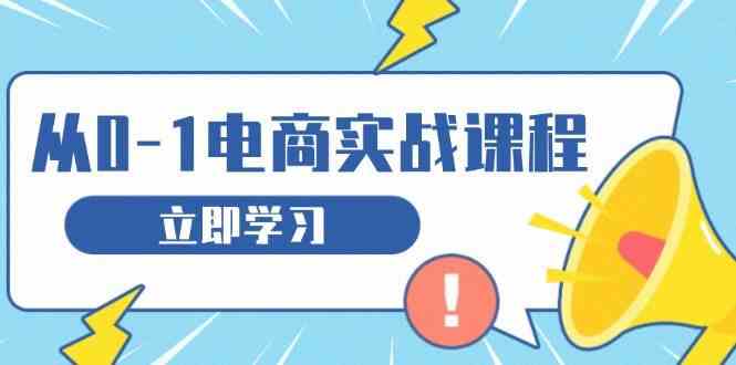 从零做电商实战课程，教你如何获取访客、选品布局，搭建基础运营团队-七哥资源网 - 全网最全创业项目资源