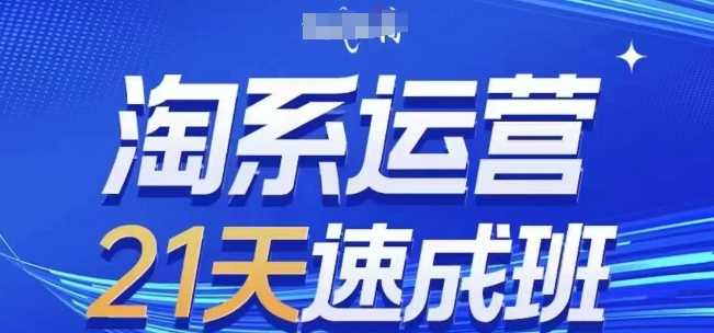 淘系运营21天速成班(更新24年11月)，0基础轻松搞定淘系运营，不做假把式-七哥资源网 - 全网最全创业项目资源