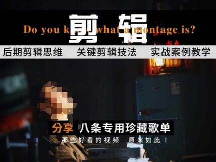 [八条自制]剪辑实战课 思维引导突破剪辑瓶颈-七哥资源网 - 全网最全创业项目资源