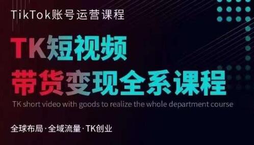 Tiktok运营线上训练营，引流爆单，急速涨粉，Tiktok短视频玩法大揭秘-七哥资源网 - 全网最全创业项目资源