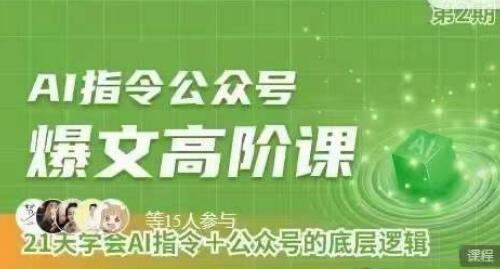 Ai指令公众号高阶课，学会ai指令+公众号的底层逻辑-七哥资源网 - 全网最全创业项目资源