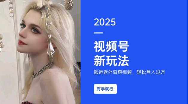 搬运老外奇葩视频，撸视频号分成计划收益，每天只需一小时，新手小白轻松月入过W-七哥资源网 - 全网最全创业项目资源