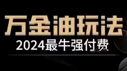 2024最牛强付费，万金油强付费玩法，干货满满，全程实操起飞-七哥资源网 - 全网最全创业项目资源