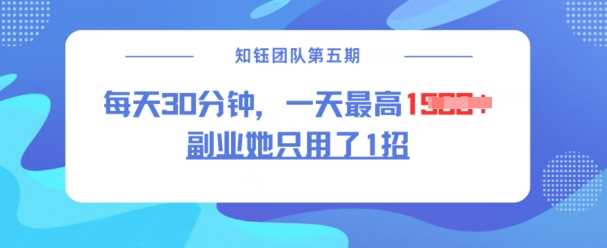 副业她只用了1招，每天30分钟，无脑二创，一天最高1.5k-七哥资源网 - 全网最全创业项目资源