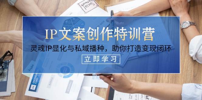 （14330期）IP文案创作特训营，灵魂IP显化与私域播种，助你打造变现闭环（14节课）-七哥资源网 - 全网最全创业项目资源