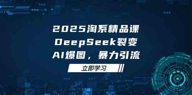 2025无界精品课，DeepSeek裂变，AI爆图，暴力引流助力淘系运营-七哥资源网 - 全网最全创业项目资源